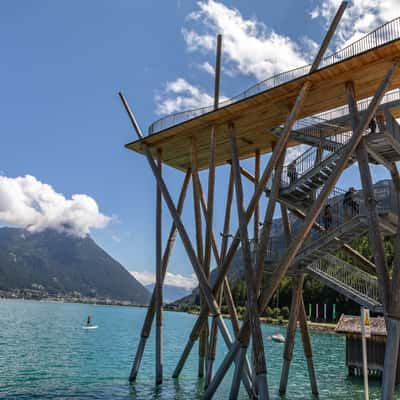 Aussichtsplattform am See, Pertisau, Austria