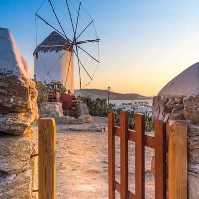 Boni's windmill at Mykonos Island, Greece