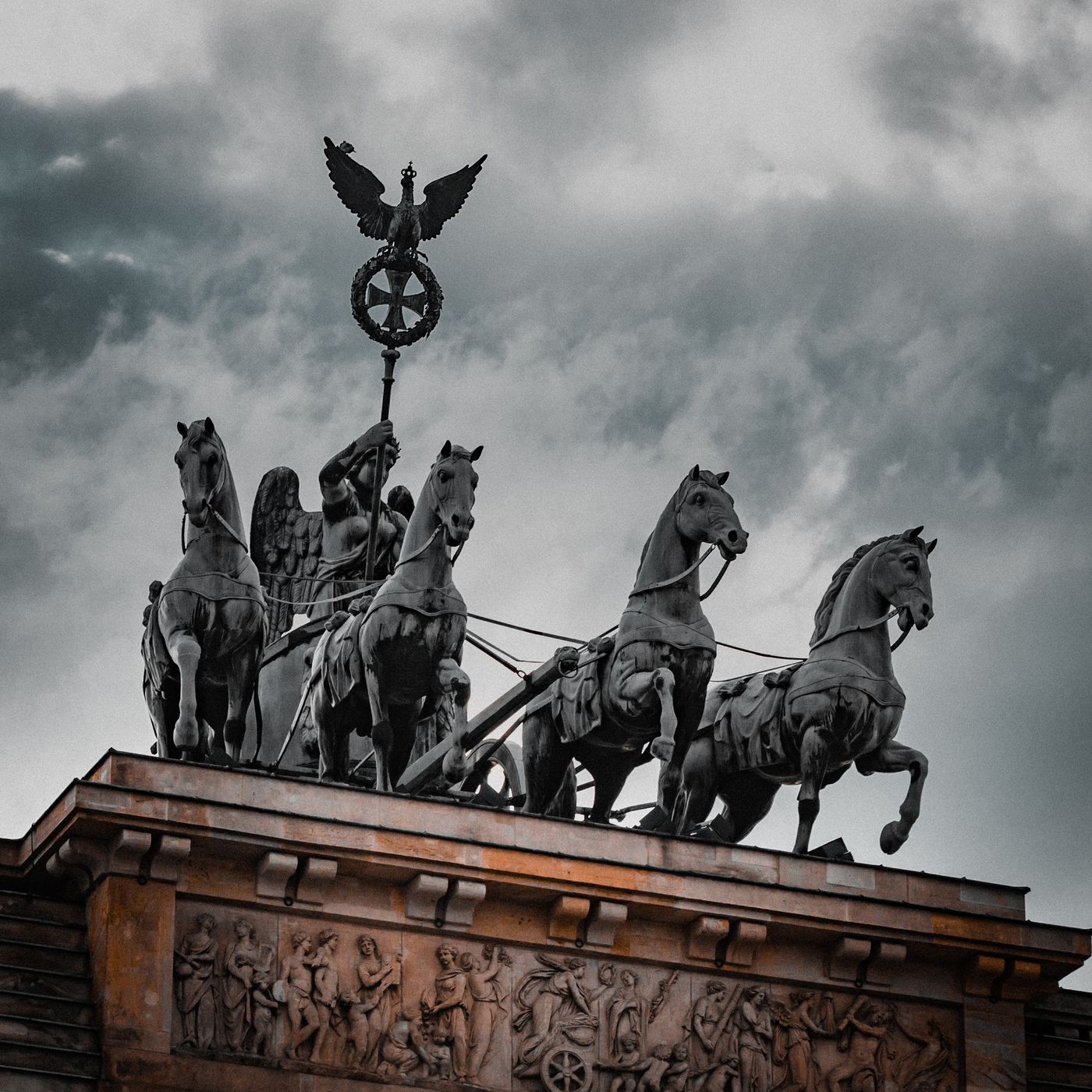 Quadriga on the Brandenburg Gate, Berlin, Germany