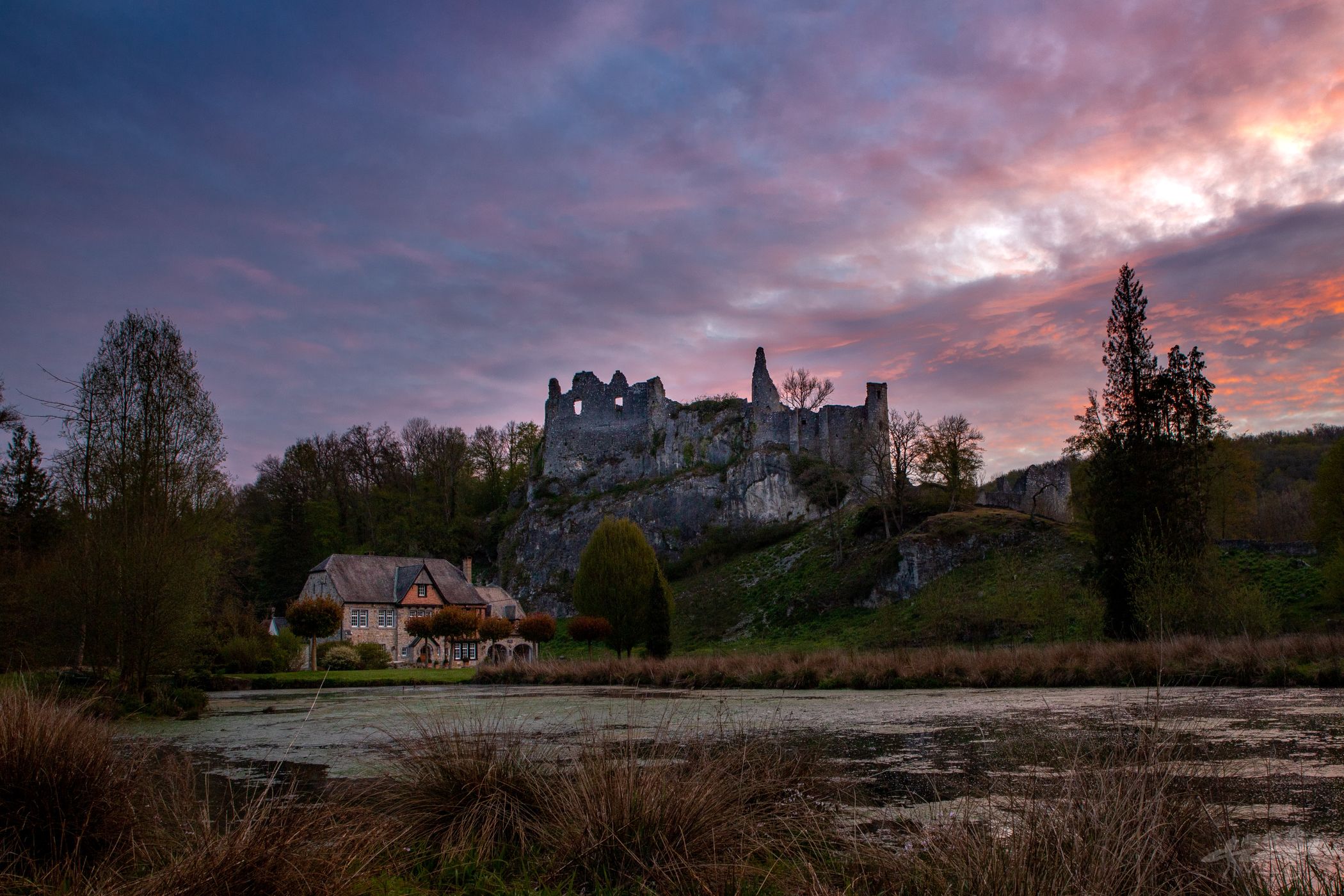 Château fort de Montaigle, Belgium