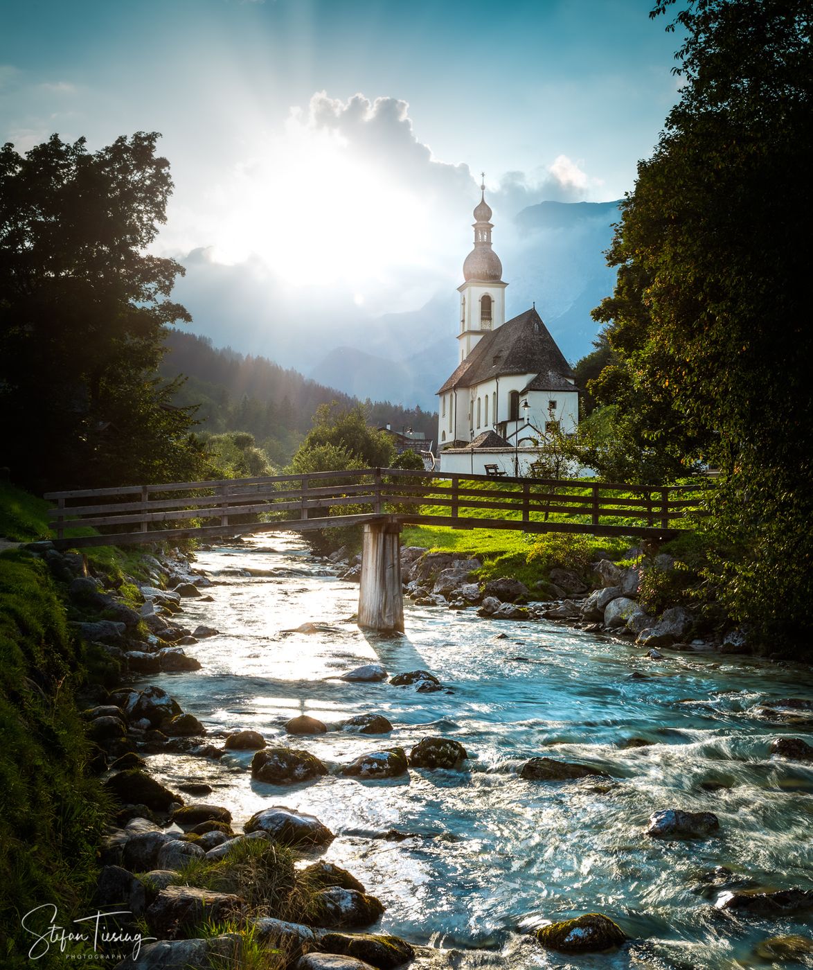 Church St. Sebastian, Ramsau, Berchtesgaden, Germany