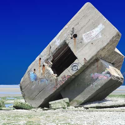 Der Bunker von Hourdel, France