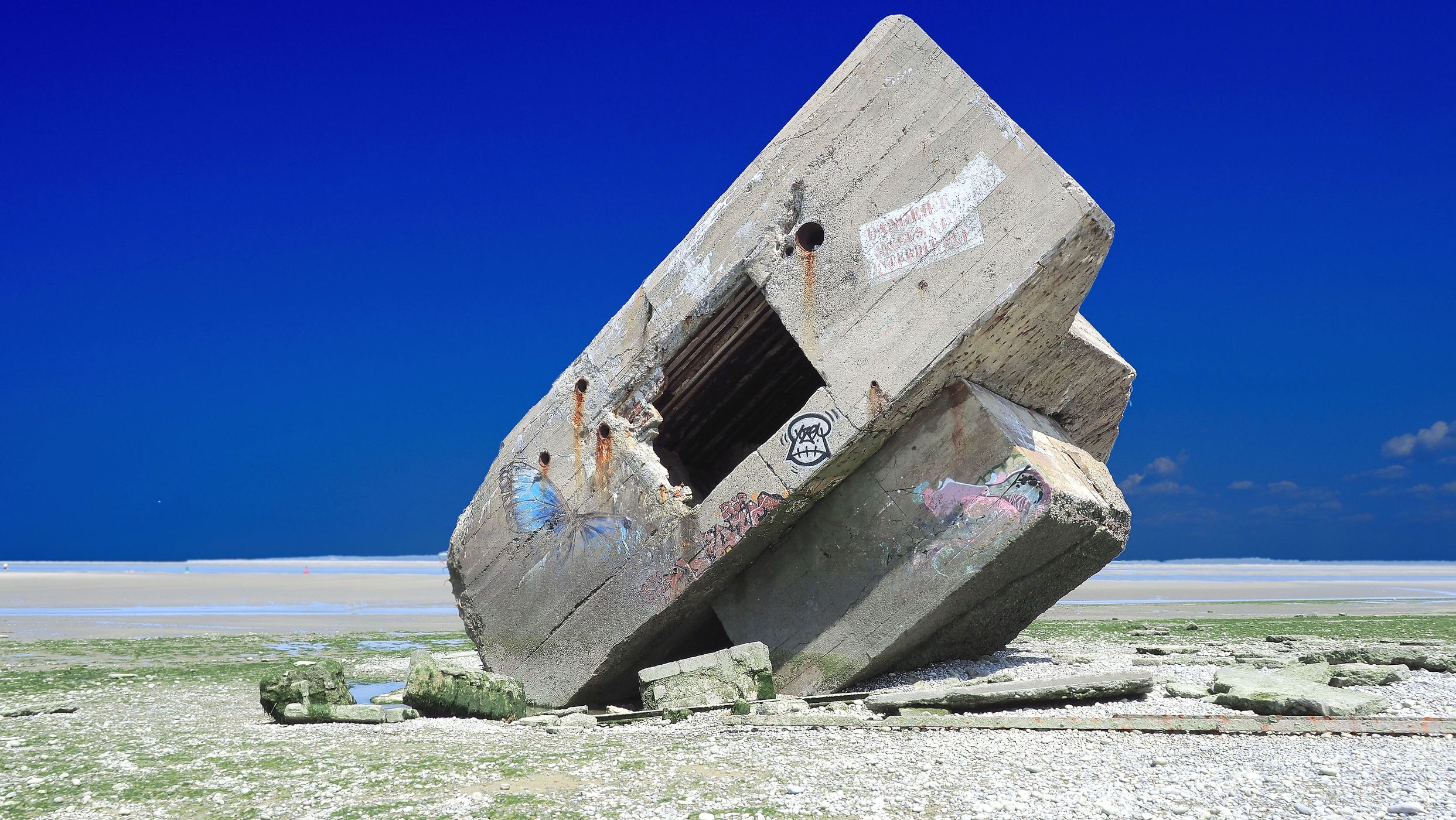 Der Bunker von Hourdel, France