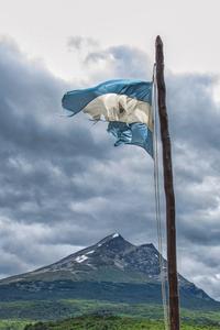 Flag, Tierra del Fuego National Park, Ushuaia
