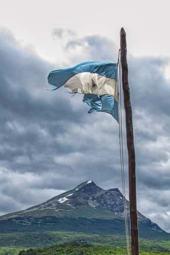 Flag, Tierra del Fuego National Park, Ushuaia