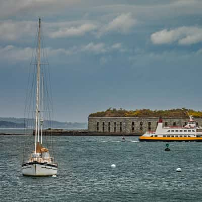 Fort Gorges, Portland, Maine, USA