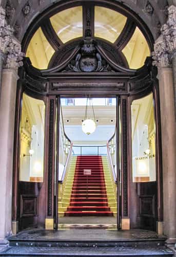 Fullerton Hotel entrance No.1 Martin Place, Sydney,