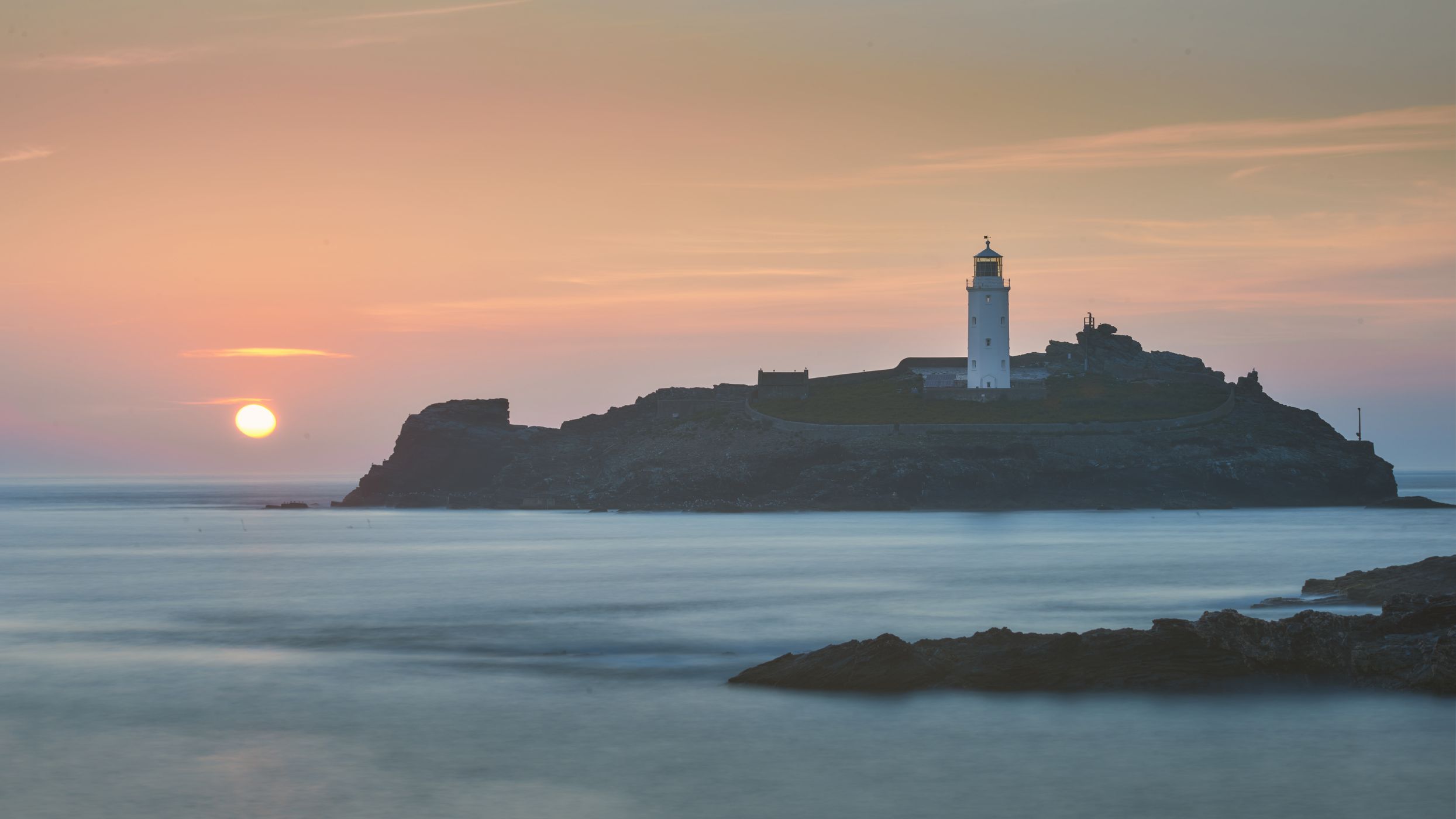 Godrevy Lighthouse, Cornwall, United Kingdom