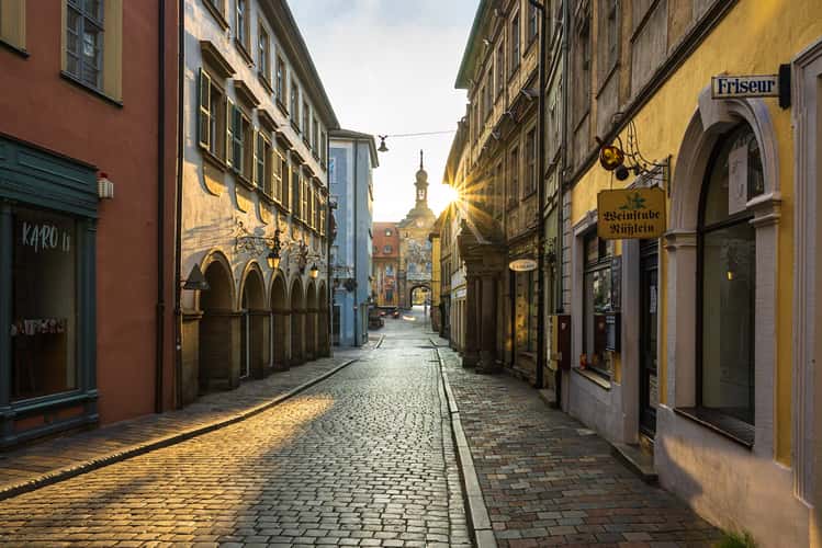 Karolinenstrasse in Bamberg