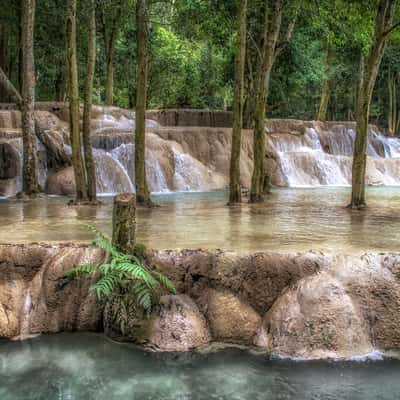 Tad Sae Falls, Lao