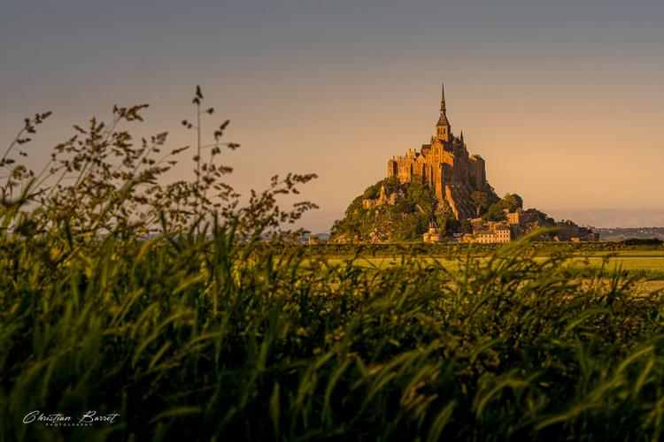 Mont Saint Michel at sunrise