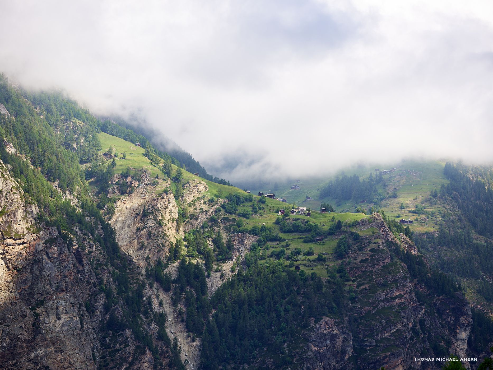 Nieder Grachen Overlook, Switzerland