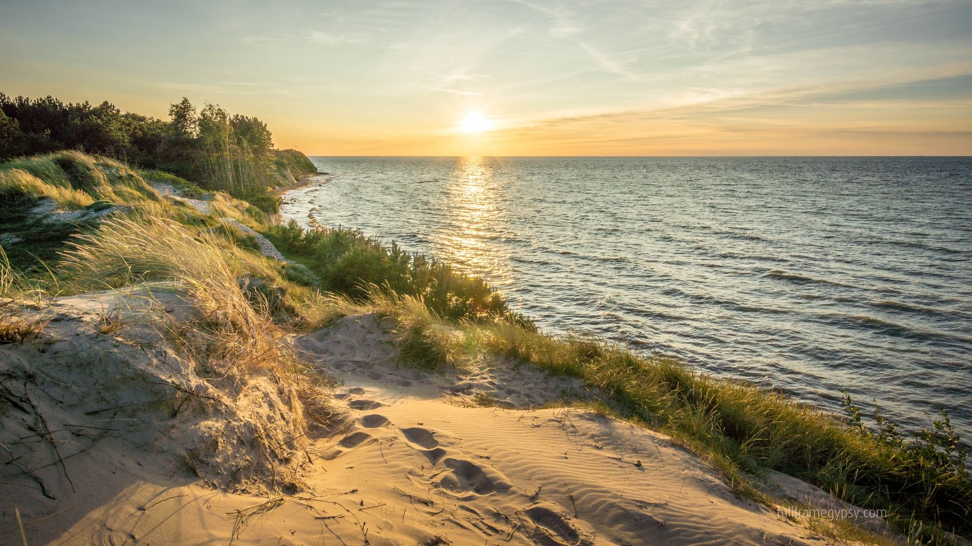 Northwest shore at Kreptitzer Heide, Germany