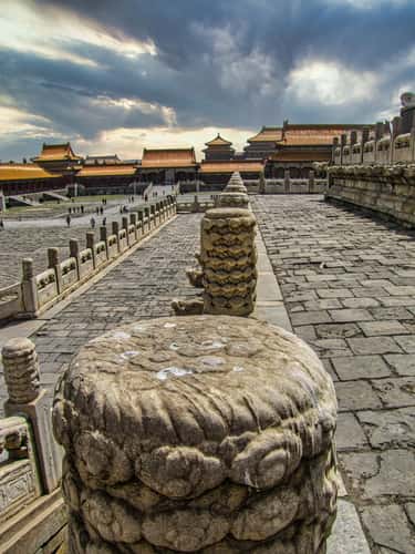 Posts & buildings, Forbidden City, Beijing