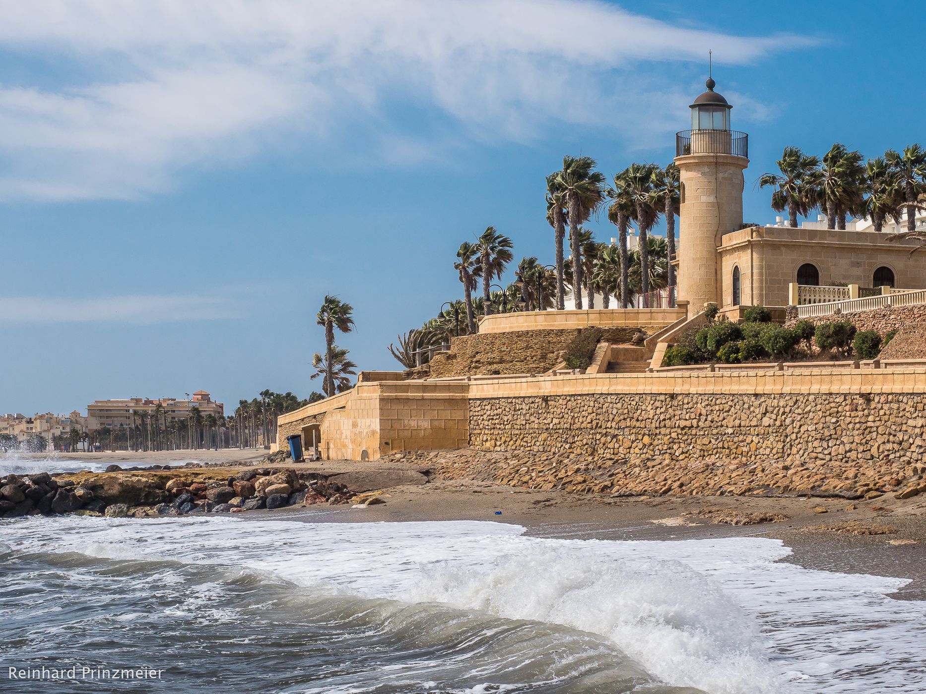 Roquetas de Mar Lighthouse, Spain