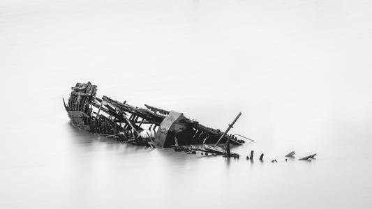 Shipwreck in River Stör