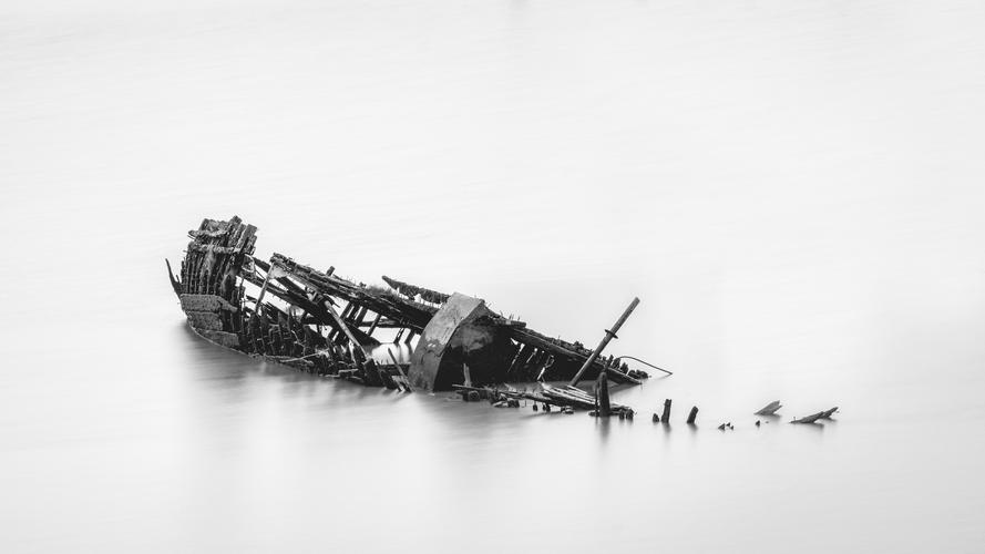 Shipwreck in River Stör