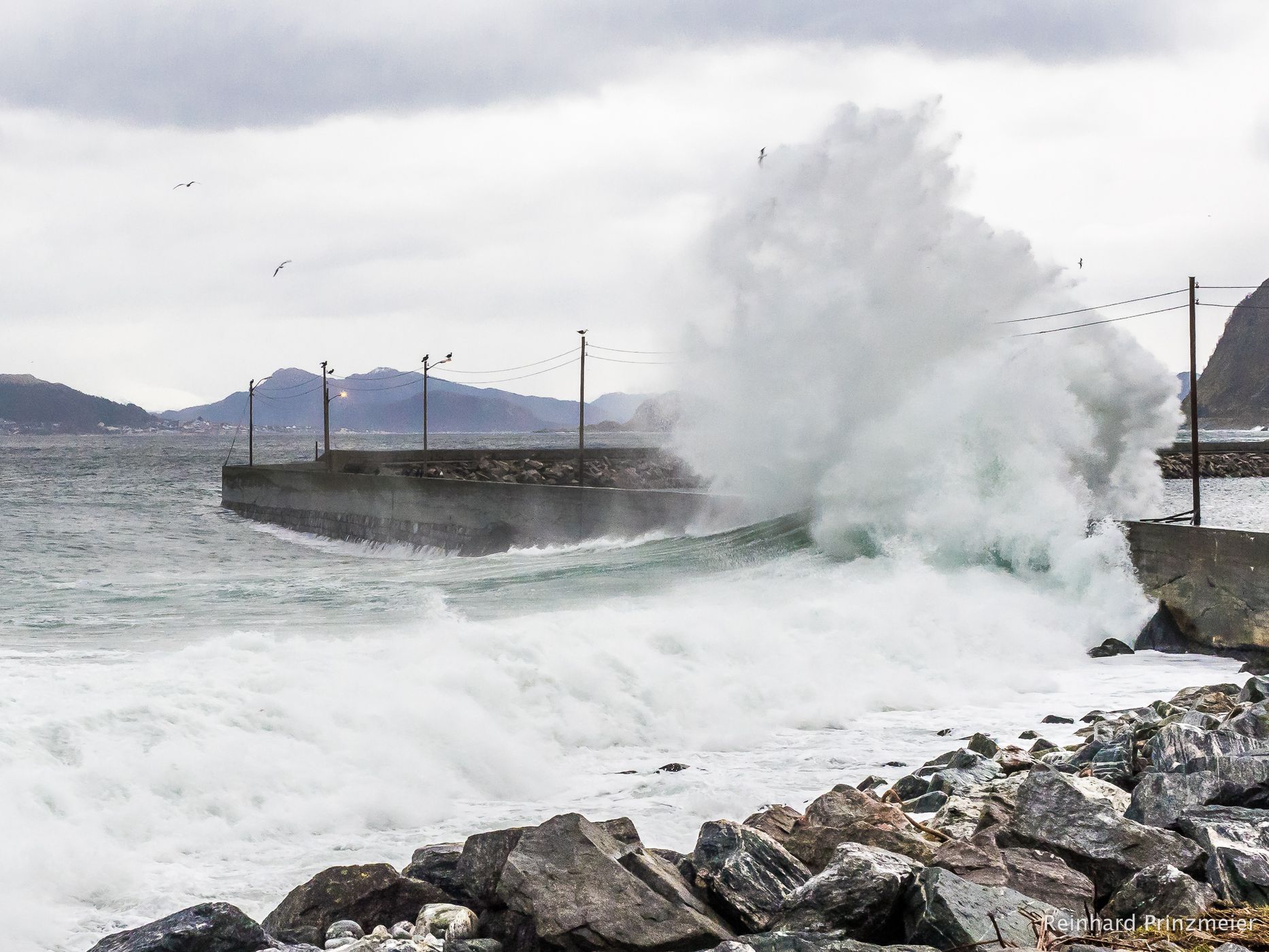Storm at Alnes, Norway