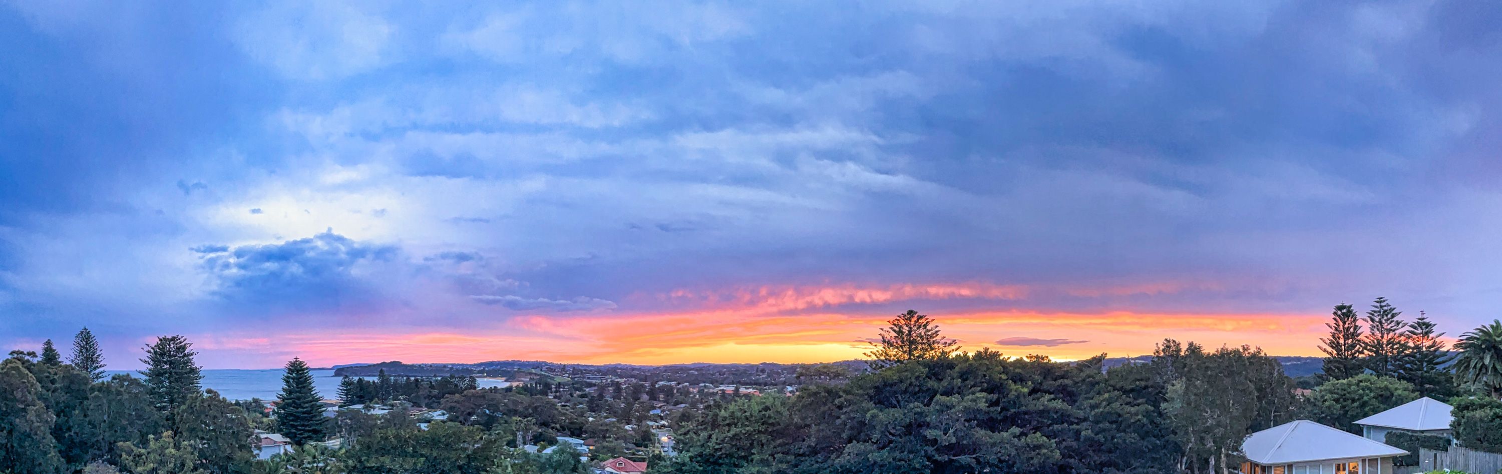 Sunset after the storm Mona Vale, Australia