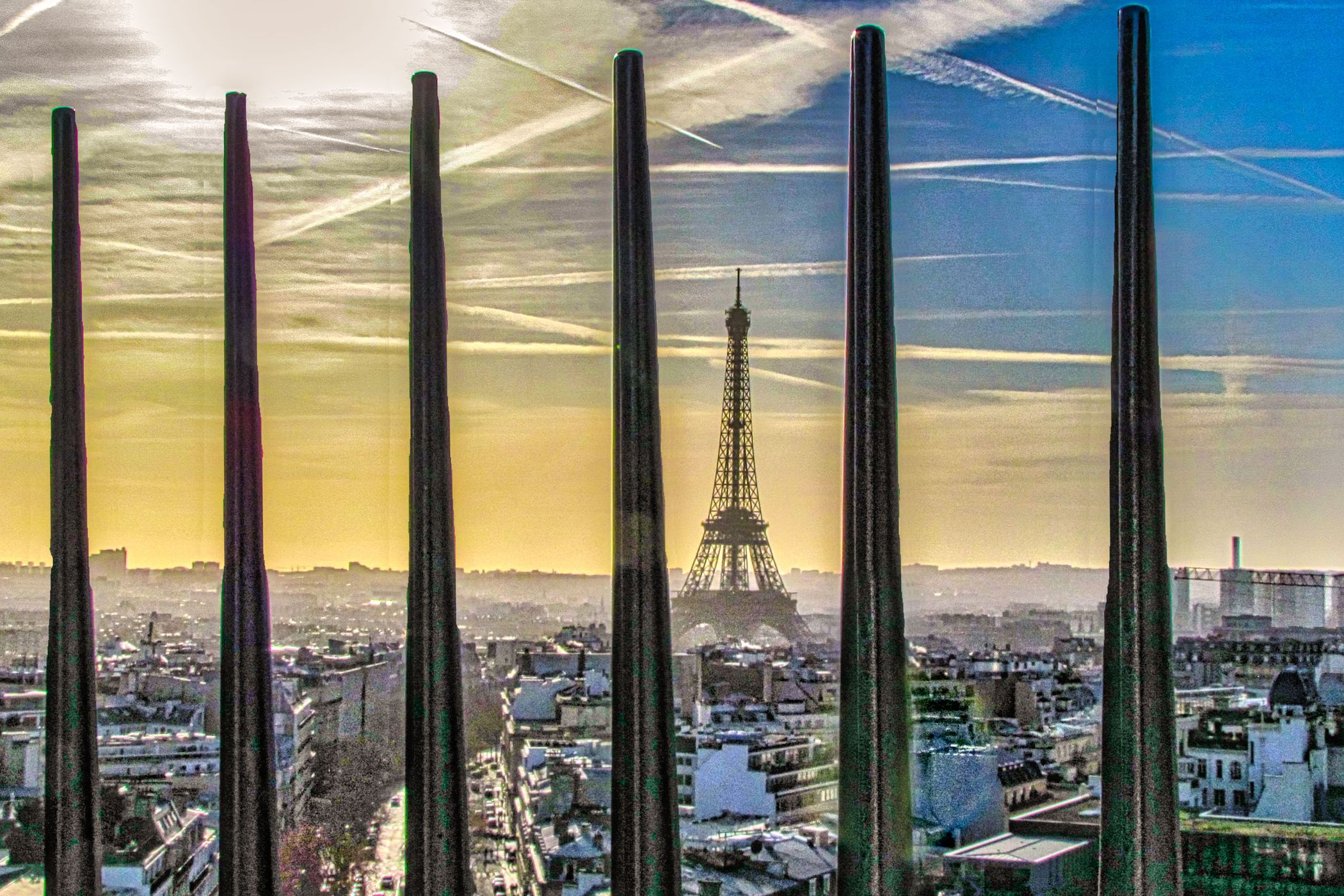Sunset, Eifel Tower, Paris, France