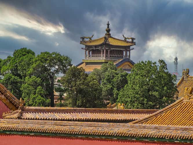 Temple, Forbidden City, Beijing