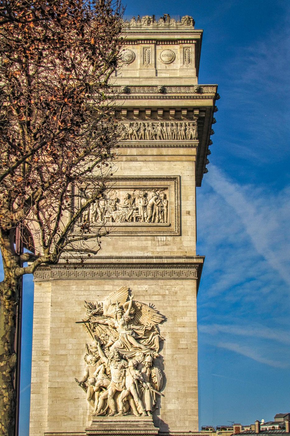 The Arc de Triomphe de l'Étoile, Paris, France