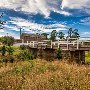 The bridge to Andersons Mill, Smeaton, Victoria, Australia