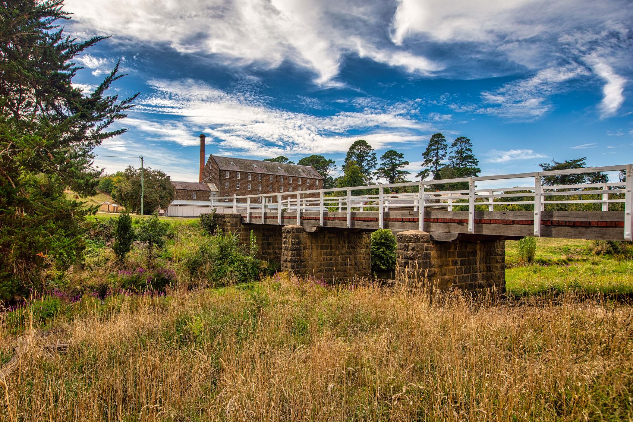 The bridge to Andersons Mill, Smeaton, Victoria, Australia