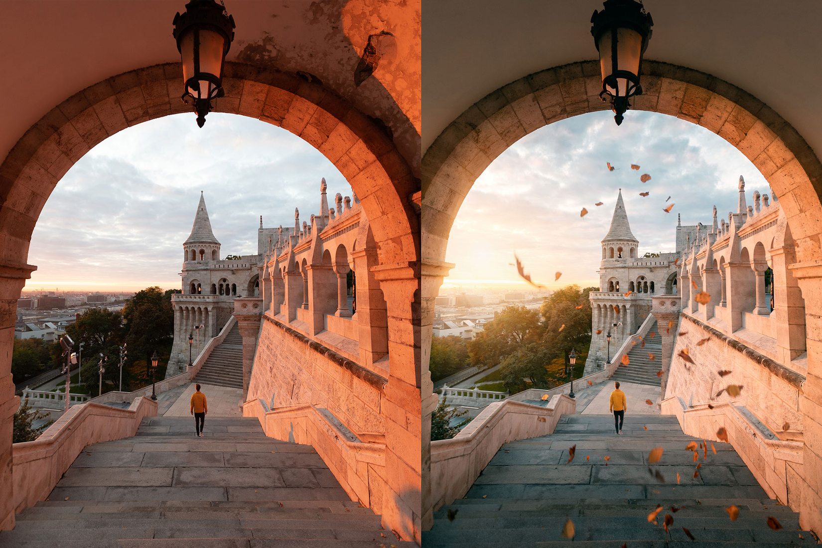 Fisherman's Bastion (Budapest) full workflow in LR & PS