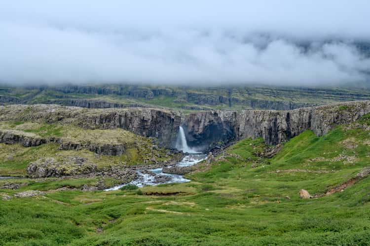 View on Folaldafoss