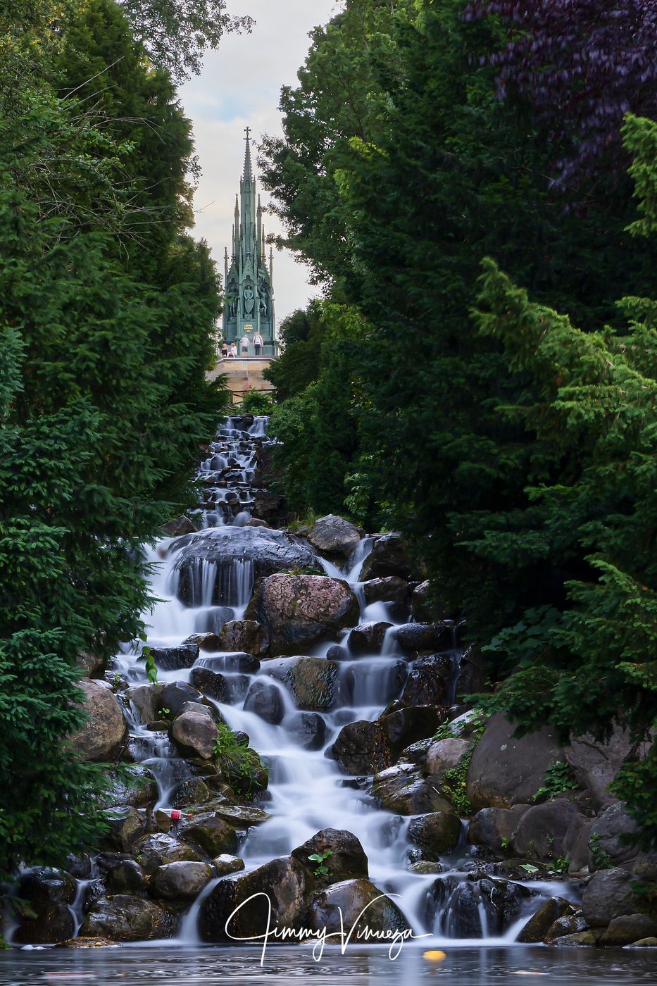 Viktoriapark Waterfall, Berlin, Germany