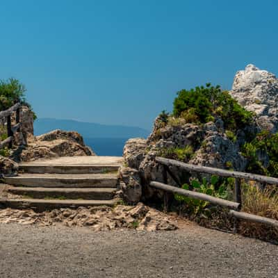 Way to Capo Milazzo, Italy