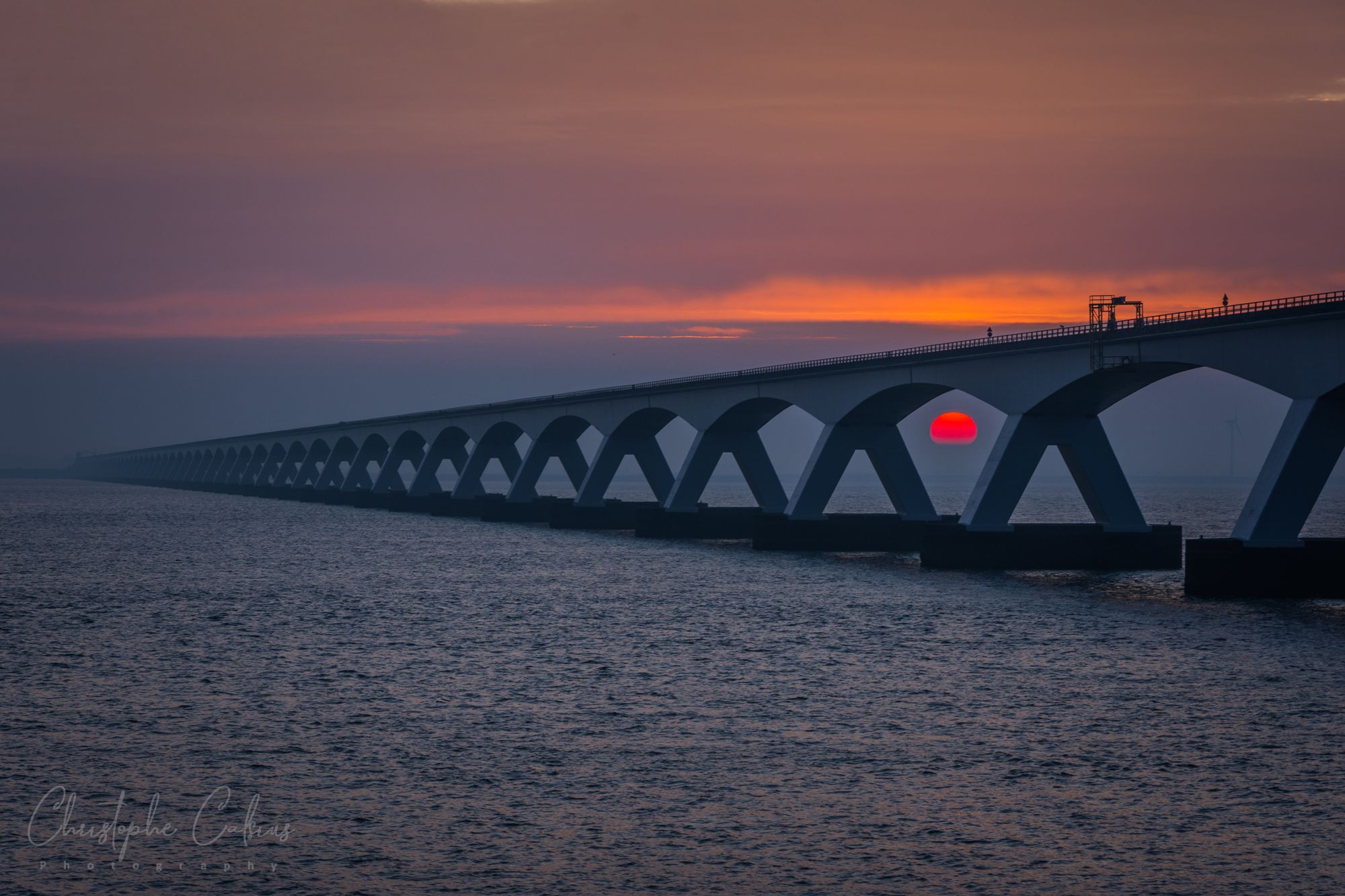 Zeeland Bridge Oosterschelde, Netherlands