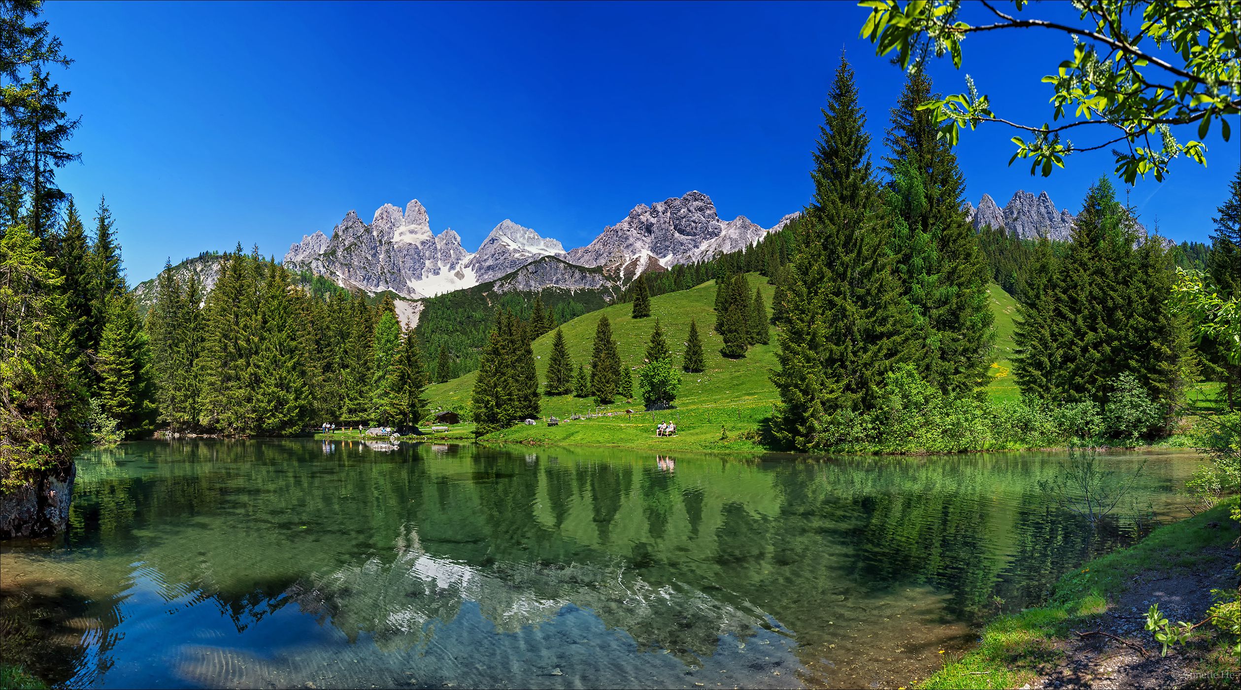 Almsee and Bischofsmütze, Austria