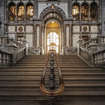 Entrance hall from the Central Station of Antwerp, Belgium
