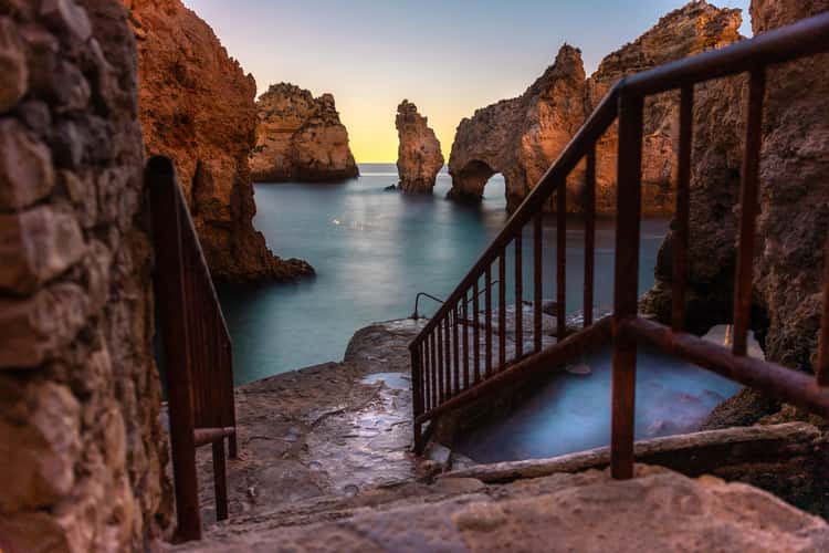 At Cape Bizar, Ponta da Piedade, Algarve