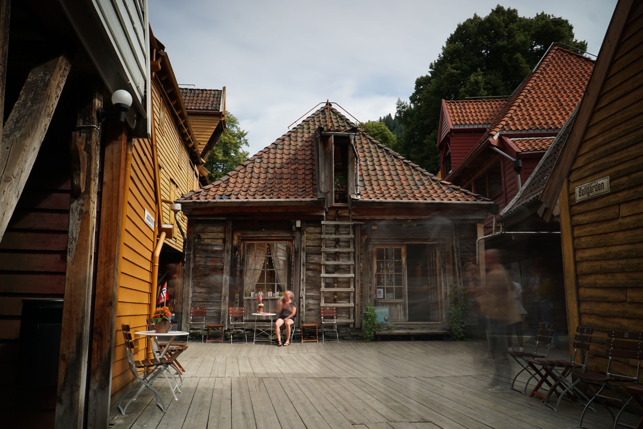 Bergen-bryggen woodhous, Norway