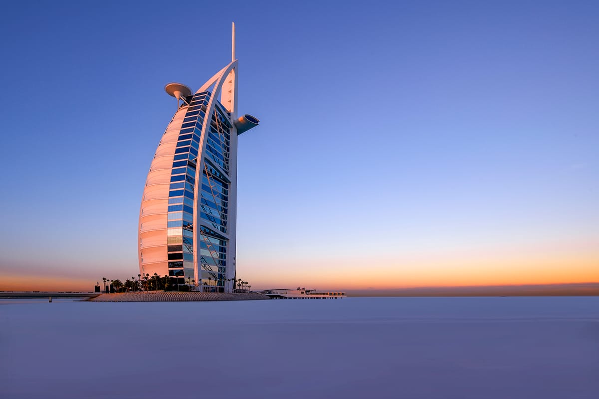 Burj Al Arab - Jumeirah Beach view, United Arab Emirates