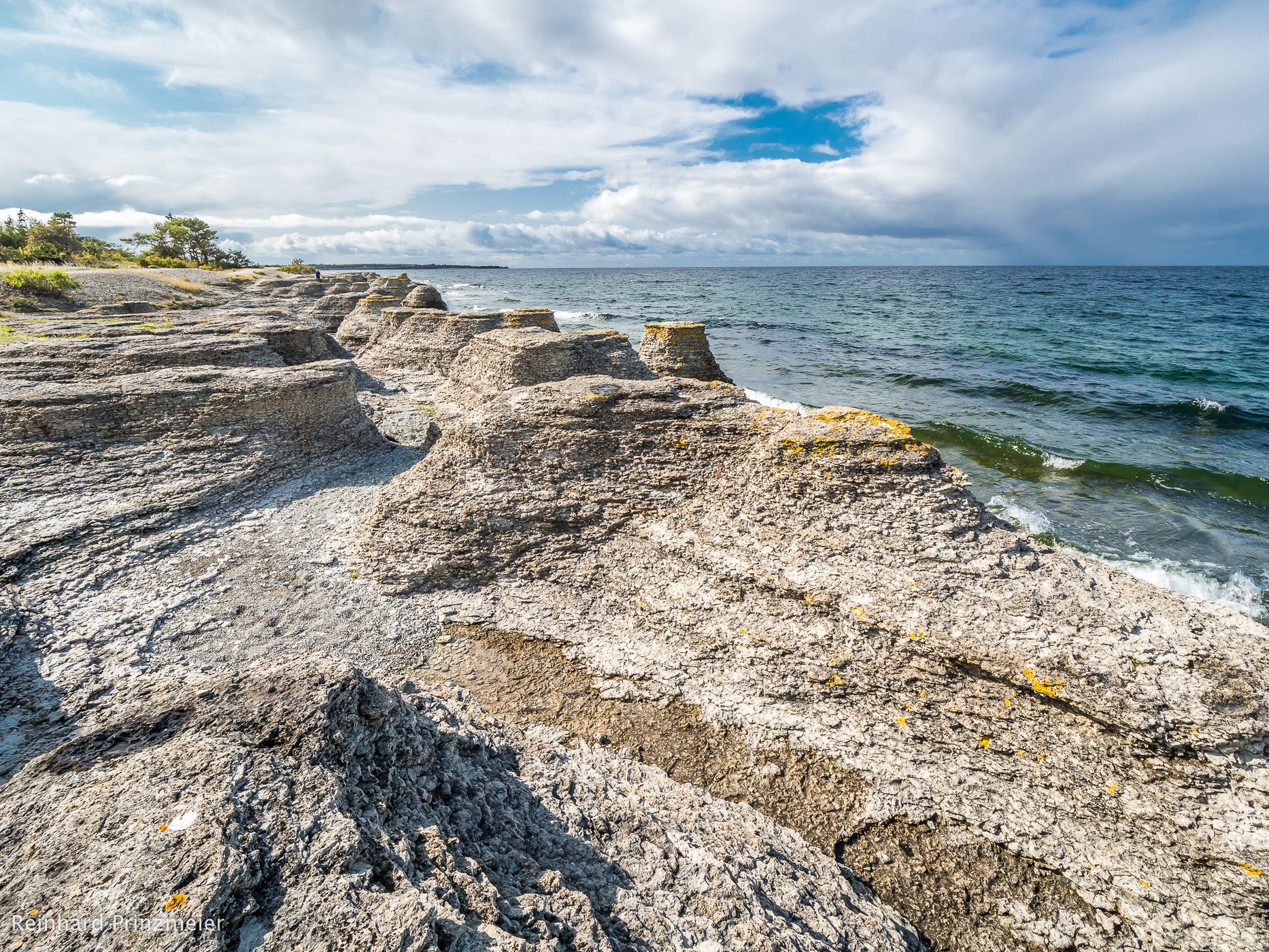 Byrums Raukar Natural Limestone Rock Sculpures, Sweden