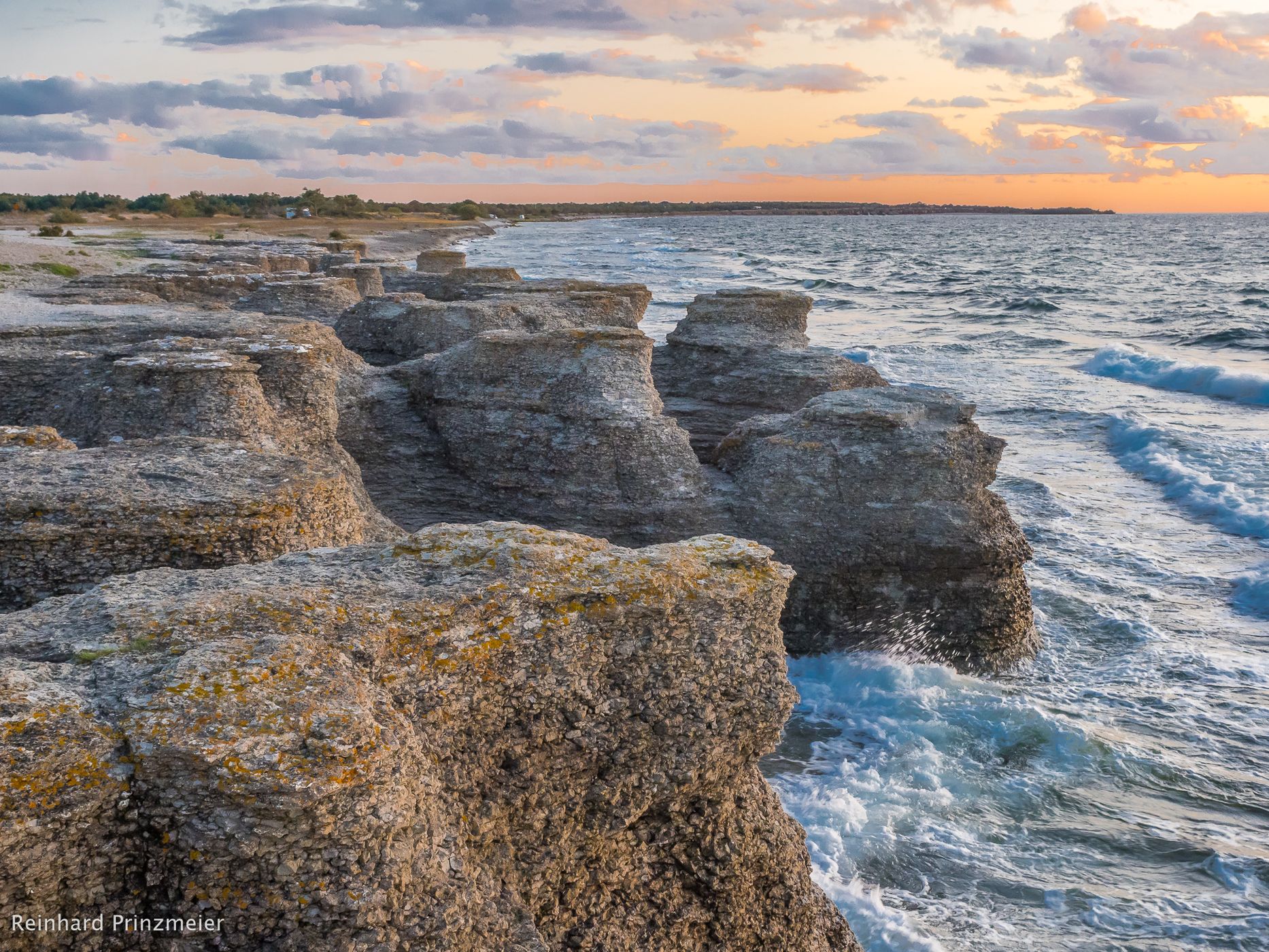 Byrums Raukar Natural Limestone Rock Sculpures, Sweden