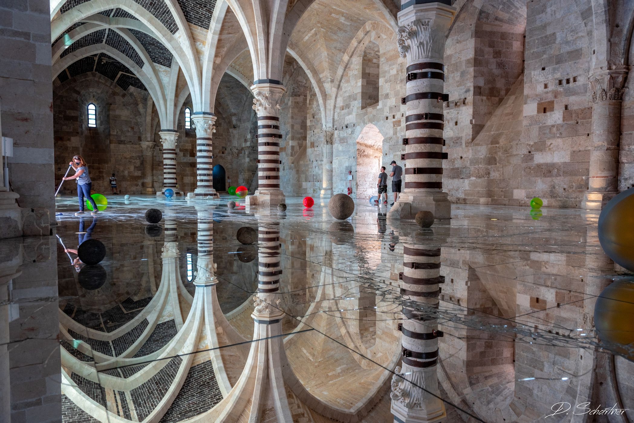 Castello Maniace inside, Italy