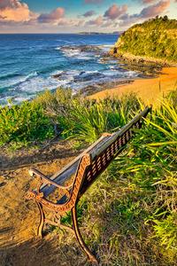 Chair Sunrise Turimetta Beach, Sydney, New South Wales