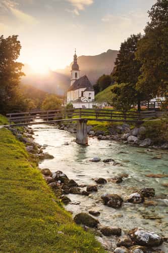 Church St. Sebastian, Ramsau, Berchtesgaden