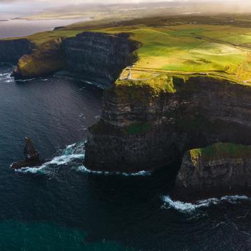 Cliffs of Moher Arial, Ireland