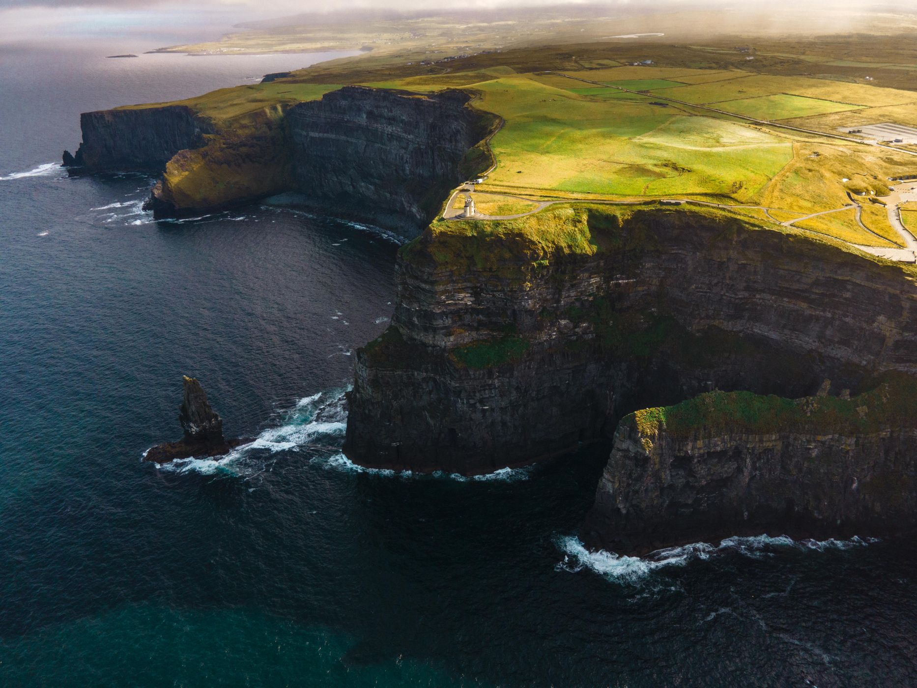 Cliffs of Moher Arial, Ireland