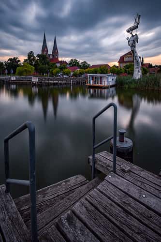Cloudy evening in Neuruppin