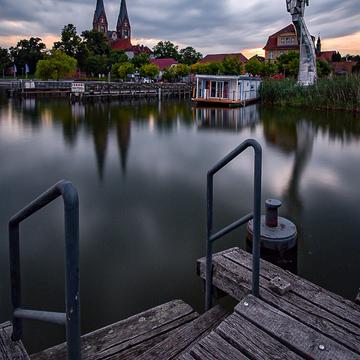 Cloudy evening in Neuruppin, Germany