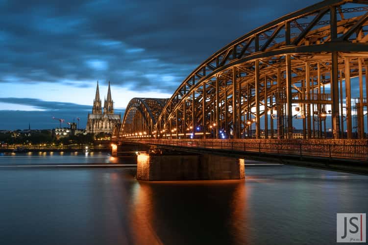 Hohenzollern Bridge with Cologne Cathedral, Cologne