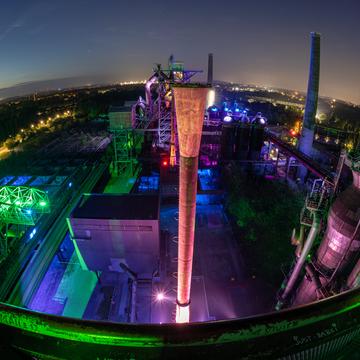 View from Furnace 5, Duisburg-Nord Landscape Park, Germany