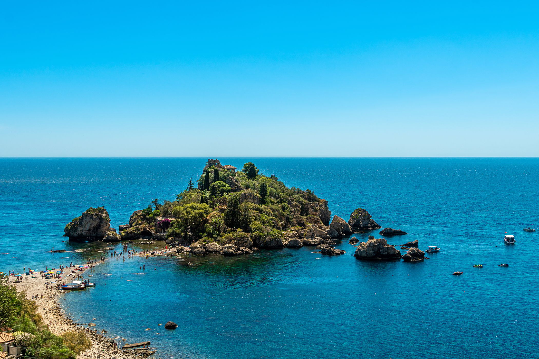 Isola Bella - View from the street, Italy